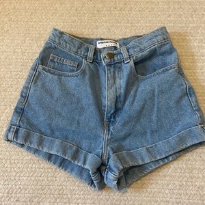 American apparel Jean shorts size 26
